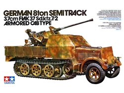 Tamiya 1/35 German 8ton Semi Track 3.7 cm FLAK 37 Sd.Kfz.7/2 Armored cab type