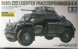 TAMIYA 1/35 Sd.Kfz. 222 Leichter PanzerspÃ¤hwagen (4x4) includes photo-etched parts & aluminium gun barrel