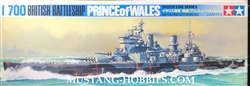 Tamiya 1/700 British Battleship Prince of Wales Water Line Series