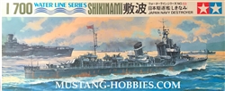 Tamiya 1/700 Japanese Navy Destroyer Shikinami Waterline Series