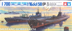 Tamiya 1/700 I-16 & I-58 Japanese Navy Submarine