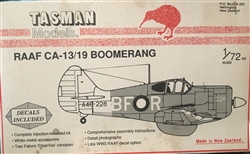 Tasman Model Products 1/72 RAAF CA-13/19 Boomerang
