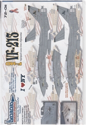 TWO BOBS 1/72 F-14D VF-213 RAMPANT LIONS OVER AFGHANISTAN