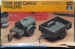 TESTORS/ITALERI 1/35 Tank and Cargo Trailers