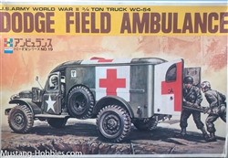 TOMY 1/35 US Army WWII 3/4 ton Truck WC54 Dodge Field Ambulance