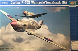 Trumpeter 1/48 P40B Warhawk (Tomahawk Mk IIA) Fighte