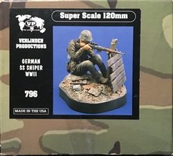 VERLINDEN PRODUCTIONS 120MM GERMAN SS SNIPER WWII