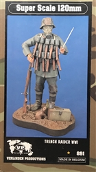VERLINDEN PRODUCTIONS 120MM TRENCH RAIDER WWI