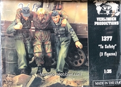 VERLINDEN PRODUCTIONS 1/35  TO SAFETY 3 WWII GERMAN FIGURES