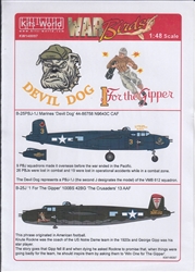 WARBIRDS DECALS 1/48  B25J Devil Dog, 1 For the Gipper