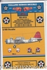 YELLOW-WINGS DECALS 1/48 USN OS2U KING FISCHER COMPLETE 9 PLANE SQUADRON INCLUDING WING MEN