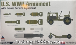 ACADEMY 1/48 U.S. WWII Armament with Ground Service Equipment