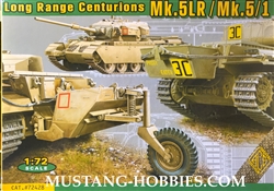 ACE MODELS 1/72 Long Range Centurion Mk 5LR/Mk 5/1 Main Battle Tank
