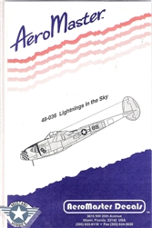Aero Master Decals 1/48 LIGHTNING IN THE SKY