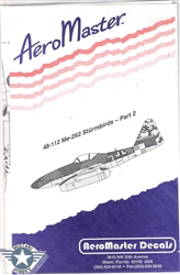 Aero Master Decals 1/48 Me-262 STURMBIRDS PART 2