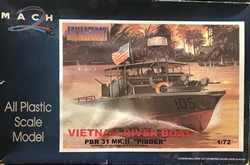 MACH MODELS 1/72PBR 31 Mk II Pibber USN Patrol Boat Vietnam