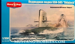 MikroMir 1350 SSN-585 Skipjack American Nuclear-powered Submarine Skipjack Class
