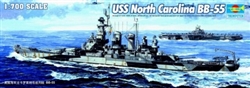 TRUMPETER 1/700 USS North Carolina BB55 Battleship