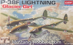 ACADEMY 1/48 P-38F "Glacier Girl"