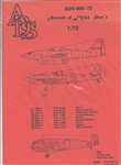 ADS DECALS 1/72 AIRCRAFT OF JV44 PART 2
