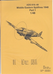 ADS DECALS 1/48 Mid-East Spitfire 1948
