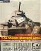 AFV CLUB 1/35 T-34 550mm Stamped Links (Improved surface) Type 1941 [workable]
