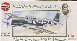 AIRFIX 1/72 World War II Aircraft of the Aces : North American P-51B Mustang Special Edition - Lieutenant Henry W. Brown