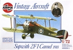 AIRFIX 1/72 Sopwith 2F1 Camel 1918 Vintage Aircraft