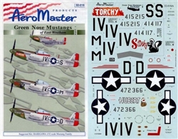 Aero Master Decals 1/32 GREEN NOSE MUSTANGS OF EAST WRETHAM PART 1