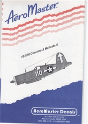 Aero Master Decals 1/48 CORSAIR & HELLCATS II