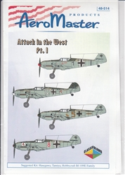 Aero Master Decals 1/48 ATACK IN THE WAST PART I