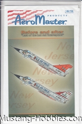 Aero Master Decals 1/48 BEFORE AND AFTER "LAST OF THE HOT ROD INTERCEPTORS" F-106