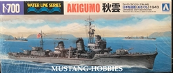 Aoshima 1/700 IJN Destroyer Akigumo 1943