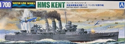 Aoshima 1/700 Waterline Series # HMS Kent British Heavy Cruiser LIMITED EDITION