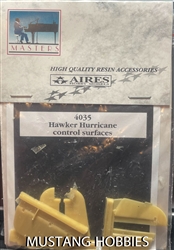 AIRES HOBBY MODELS 1/48 HURRICANE control surfaces Hasegawa