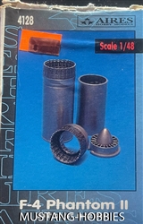AIRES HOBBY MODELS 1/48 F-4A, B, C, D, N exhaust nozzles for Hasegawa