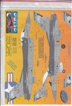 ASTRA DECALS 1/72 F-16C FIGHTING FALCON TRIPLE NICKEL