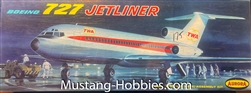 AURORA 1/96 Boeing 727 TWA Jetliner