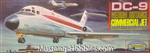 AURORA 1/72 TWA DC-9 Medium Distance Commercial Jet