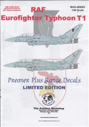 AVIATION WORK SHOP 1/48 RAF EUROFIGHTERS TYPHOON T1