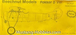 BEECHNUT MODELS 1/72 FOKKER D.VIII