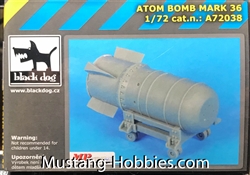BLACK DOG 1/72 Atom bomb Mark 36