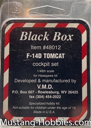BLACK BOX 1/48 F-14D TOMCAT COCKPIT SET FOR HASEGAWA