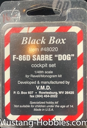 BLACK BOX 1/48 F-86D SABER DOG COCKPIT SET REVELL/MONOGRAM