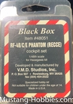 BLACK BOX 1/48 RF-4B/C/E PHANTOM (RECCE) COCKPIT SET FOR HASEGAWA KIT