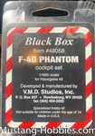 BLACK BOX 1/48 D PHANTOM  COCKPIT SET FOR HASEGAWA KIT