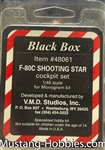 BLACK BOX 1/48 F-80C SHOOTING STAR COCKPIT SET REVELL/MONOGRAM