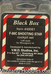 BLACK BOX 1/48 F-80C SHOOTING STAR COCKPIT SET REVELL/MONOGRAM