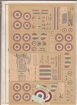 BLUE RIDER DECALS 1/72 WWI FRENCH ESCADRILLE MARKINGS