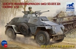BRONCO MODELS 1/35 Leichter PanzerspÃ¤hwagen (MG) Sd.Kfz. 221